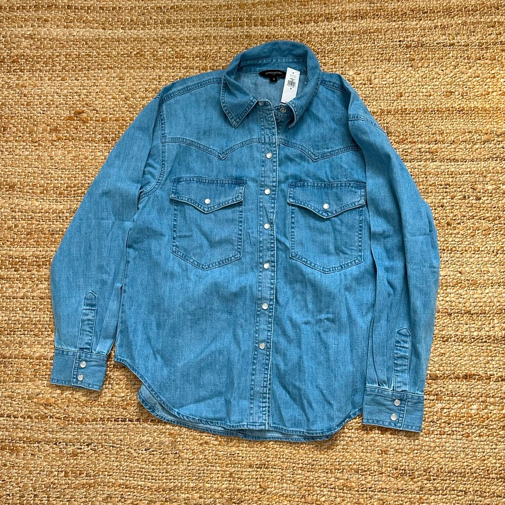 Banana Republic Denim Snap Shirt
